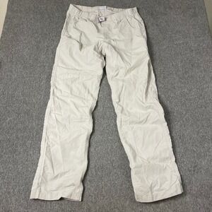 Gramicci Pants Mens Beige Casual Outdoor‎ Hiking Climbing Elastic Waist Size S